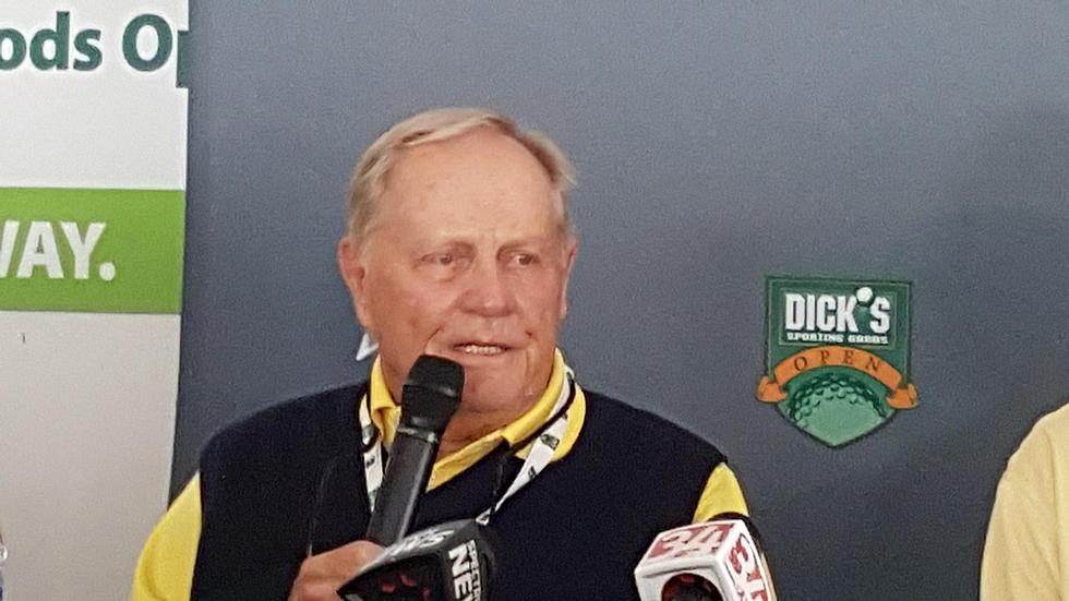 Golf Legend Jack Nicklaus Makes Guest Appearance at Dick&#8217;s Open