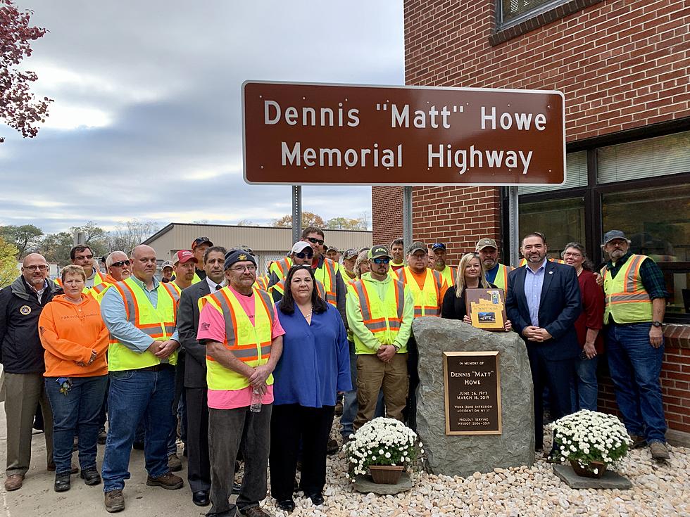 Part of Route 17 Dedicated to Fallen D.O.T. Worker Matt Howe