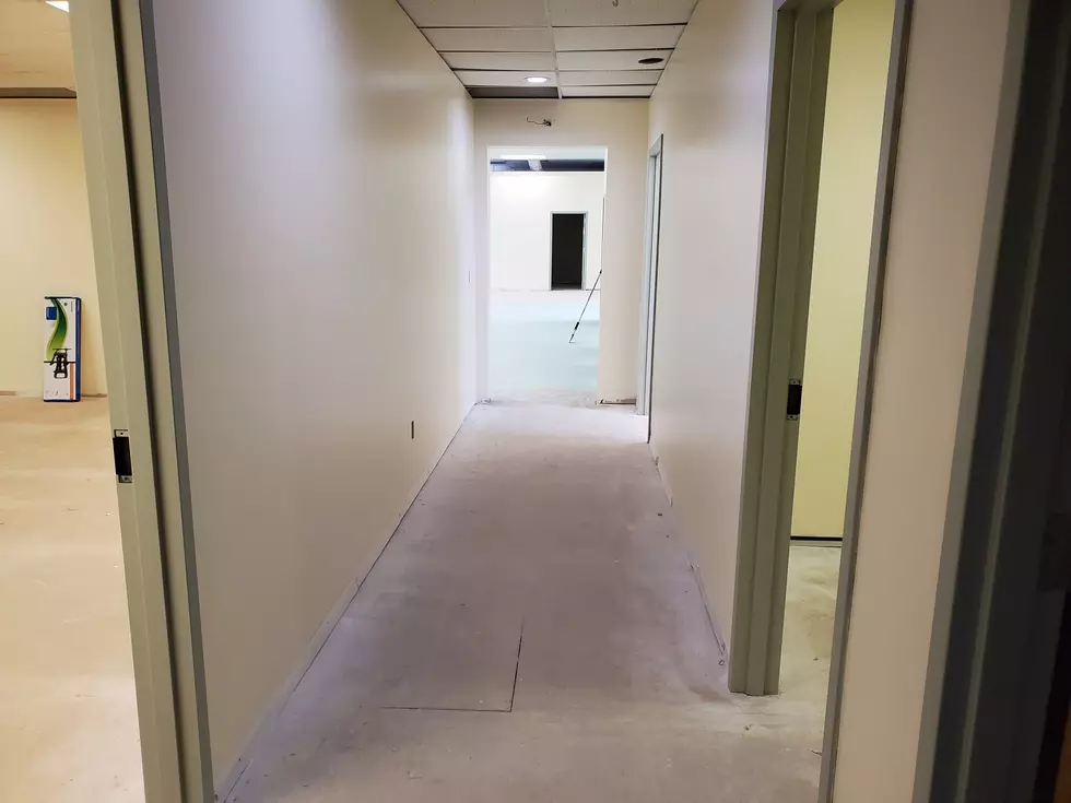 A hallway inside the soon-to-open Childrens Home of Wyoming Conference on Chenango Street. Photo: Bob Joseph/WNBF News