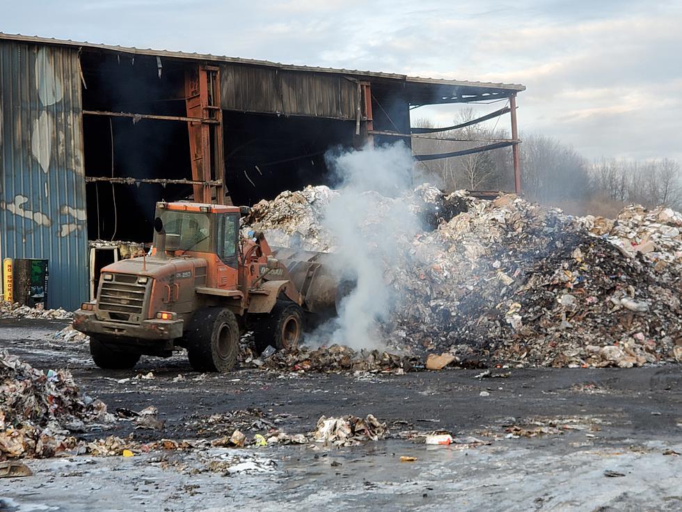 Debris Smoldering One Week After Apalachin Recycling Plant Fire