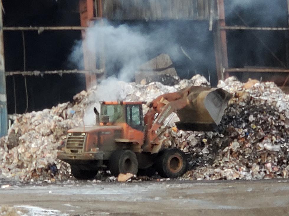 Debris Smoldering One Week After Apalachin Recycling Plant Fire