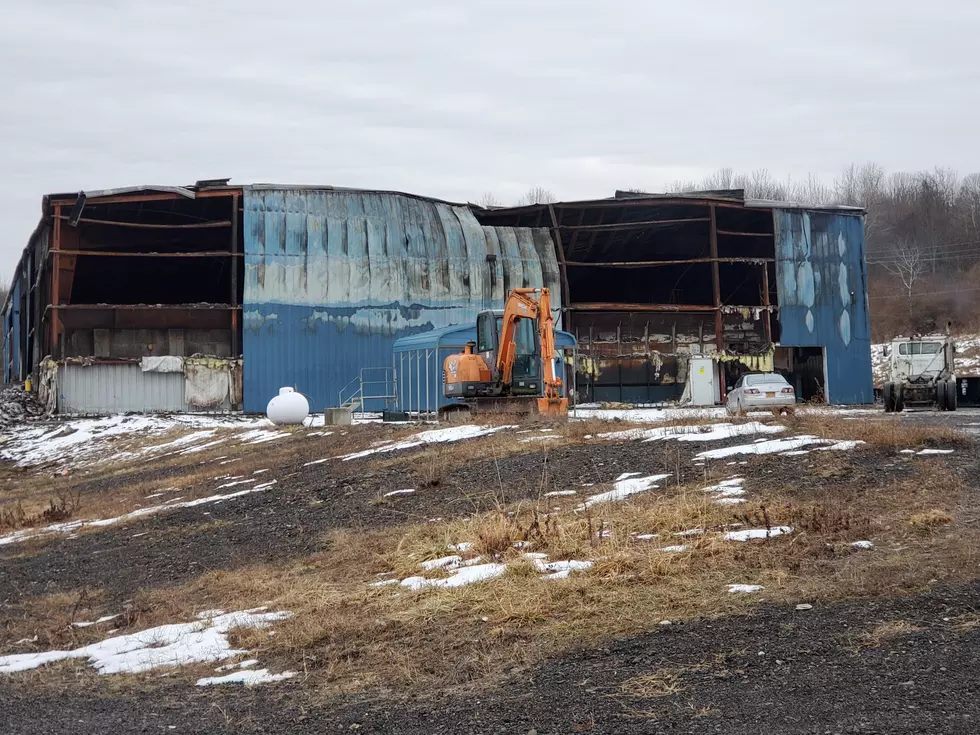 Demolition of Fire-Damaged Apalachin Recycling Plant Begins