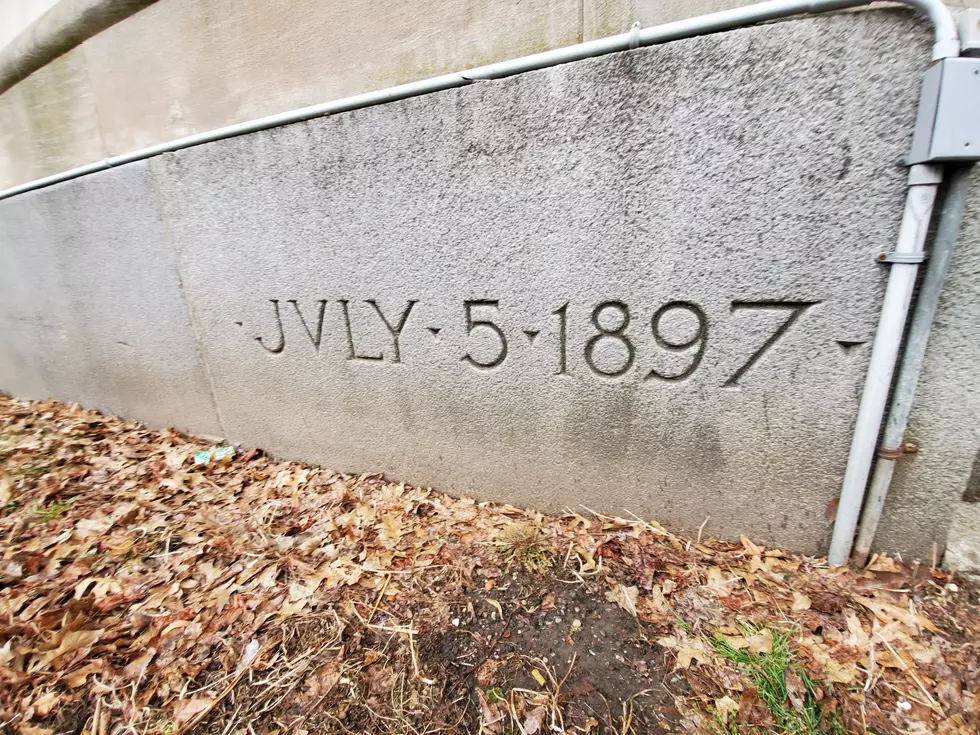 The cornerstone of the former Binghamton City Hall building at 79 Collier Street. (Photo: Bob Joseph/WNBF News)