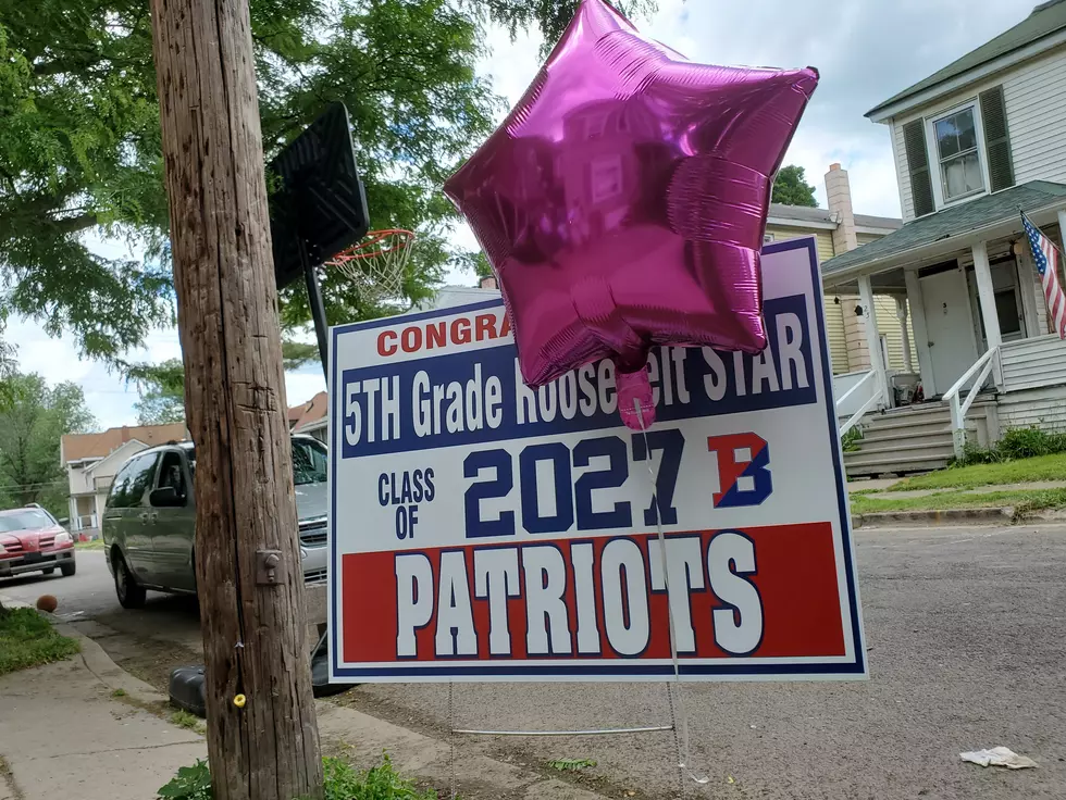 Binghamton Teachers Congratulate Students at Their Homes