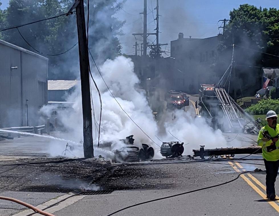 Truck Driver Trapped by Live Power Lines in Endwell