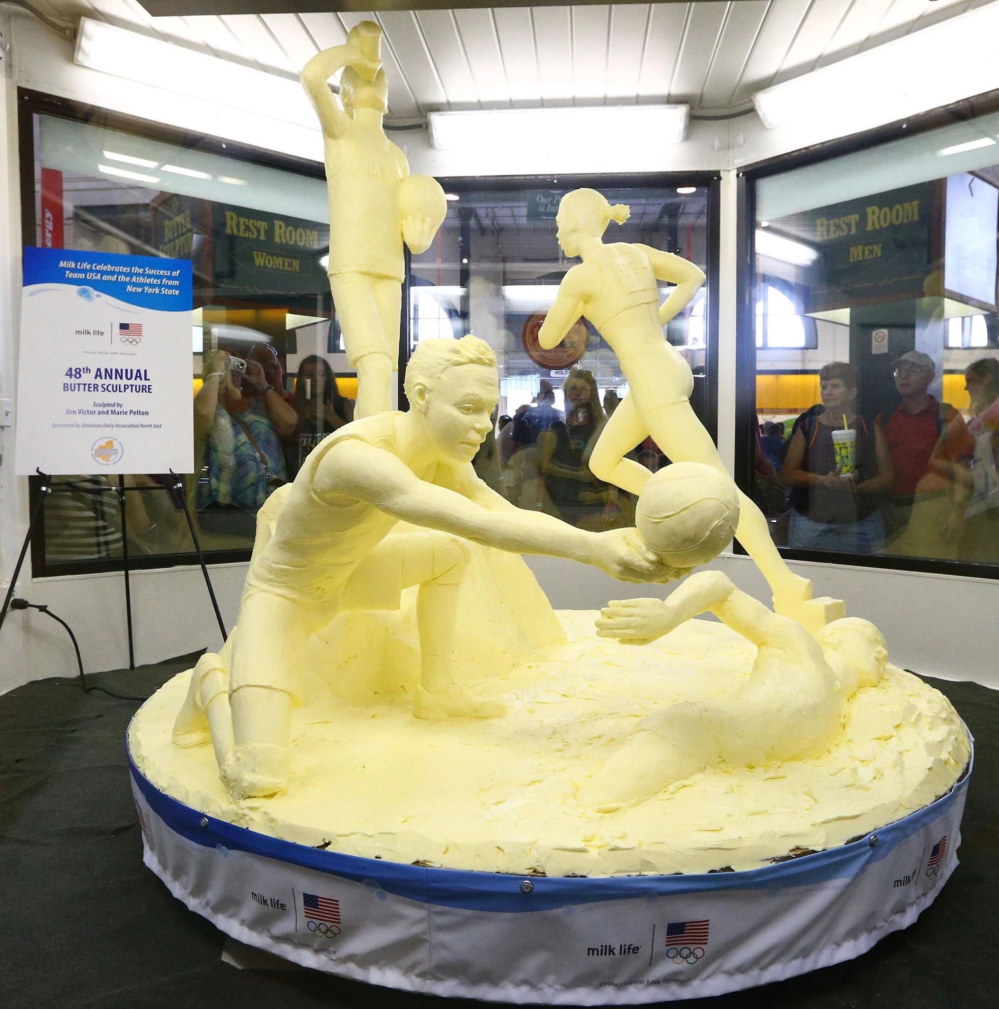 And the NYS Fair 2015 butter sculpture is 