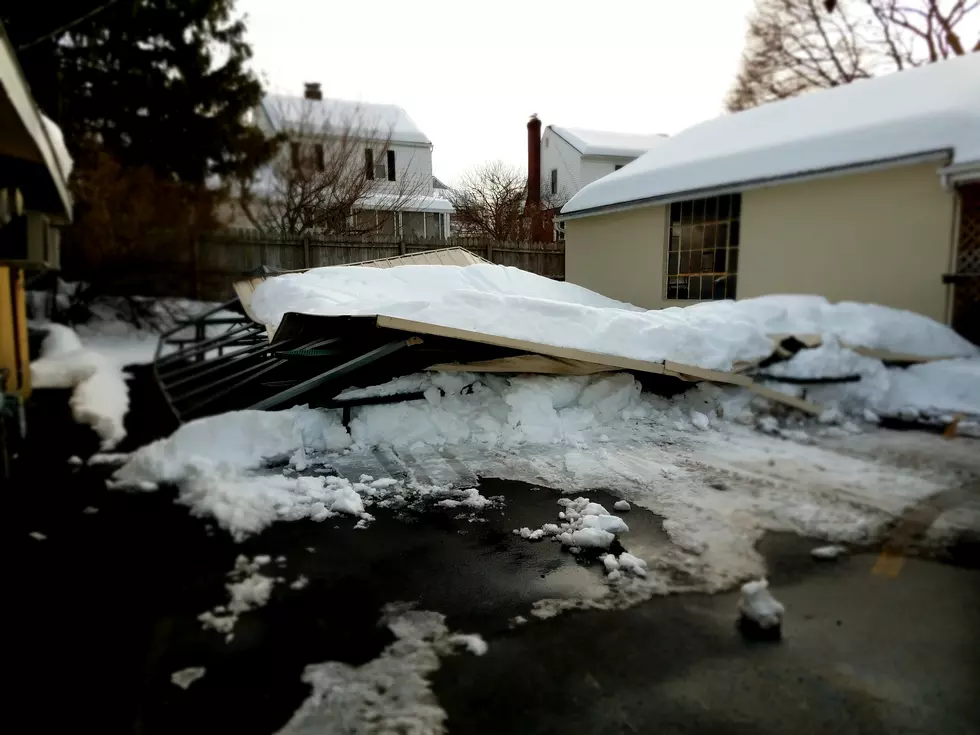 Snow-Covered Roof Collapses at Endwell Lupo’s Outdoor Dining Area