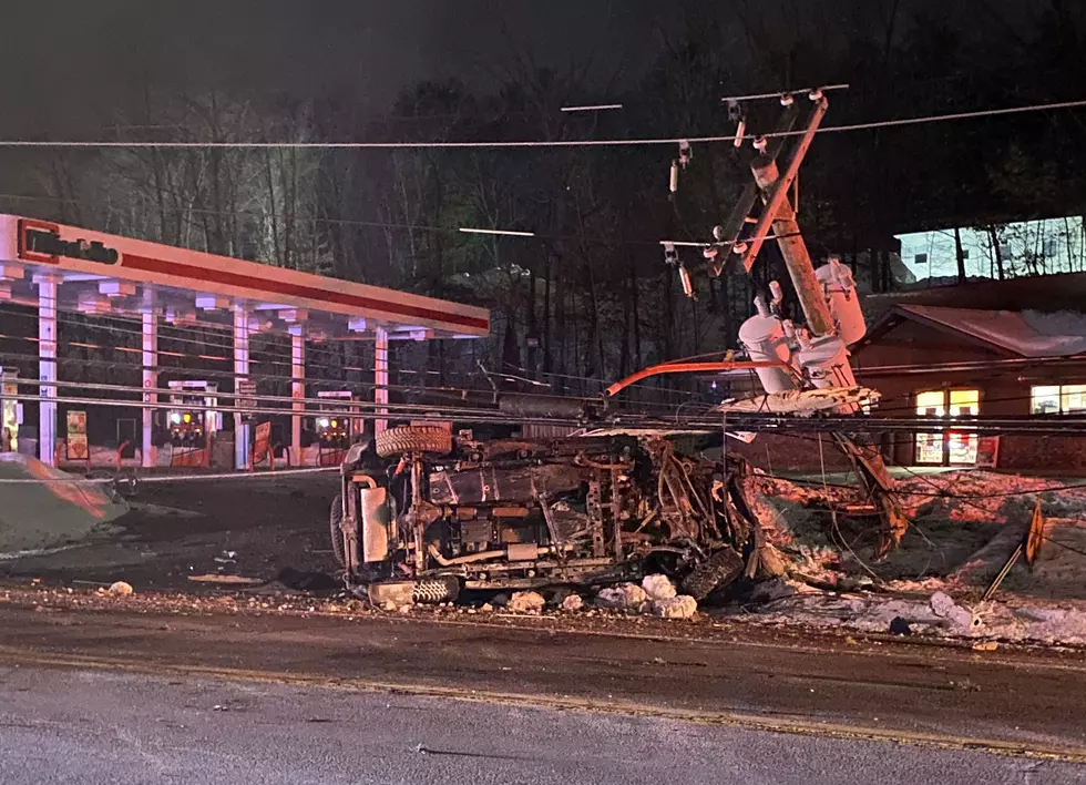 Driver Charged After Vehicle Hits Utility Poles West of Endicott