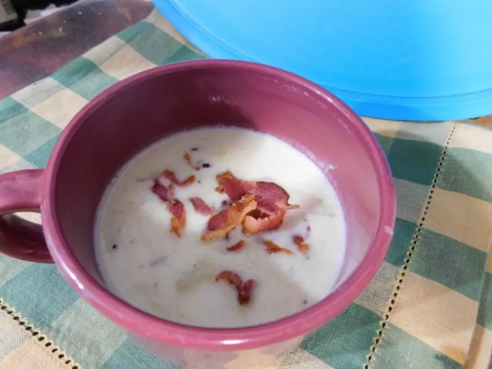 [Foodie Friday Photo Gallery] Potato Leek Soup With Smoked Gouda