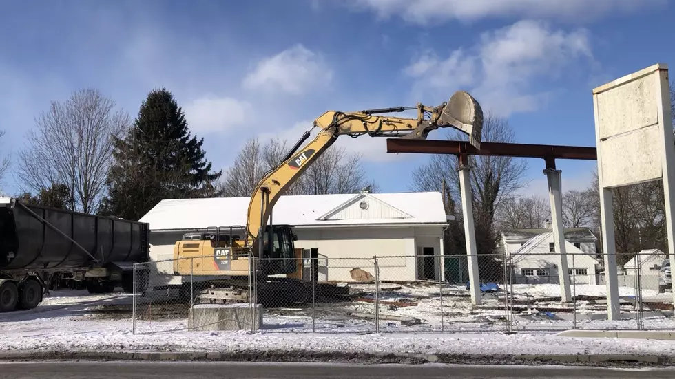 Abandoned Hess Gas Station On Binghamton&#8217;s South Side Demolished