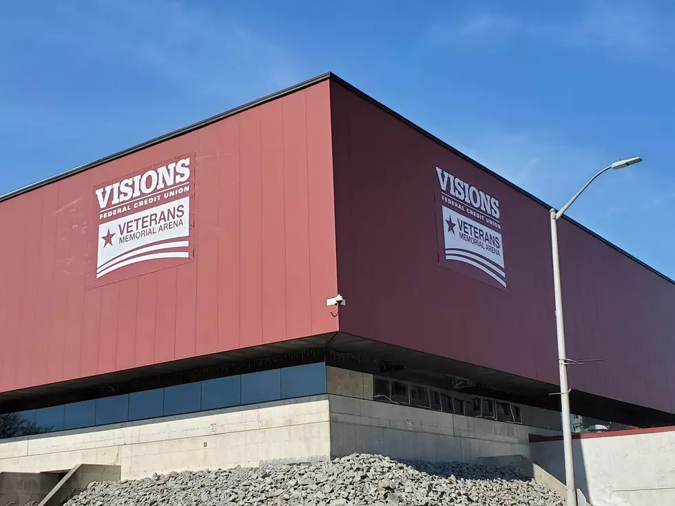 New Signs at Visions Federal Credit Union Veterans Memorial Arena