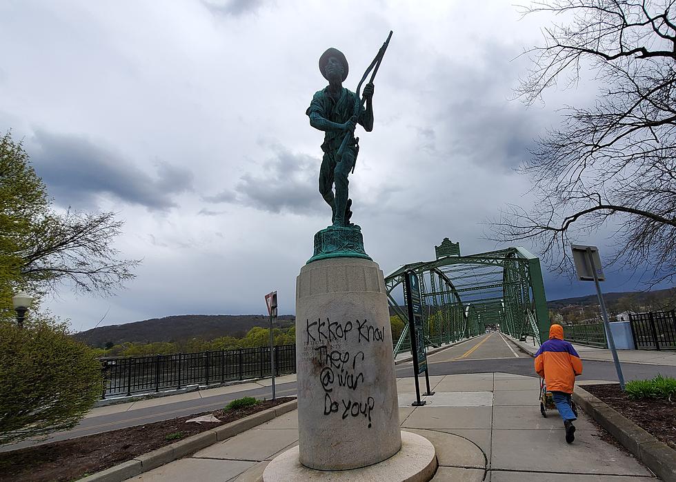 Spray-Paint Vandals Target Binghamton War Memorials