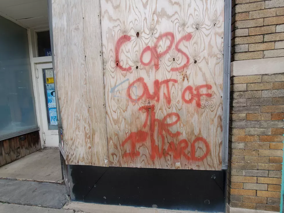 No Arrests Reported As Vandals Deface Clinton Street Buildings