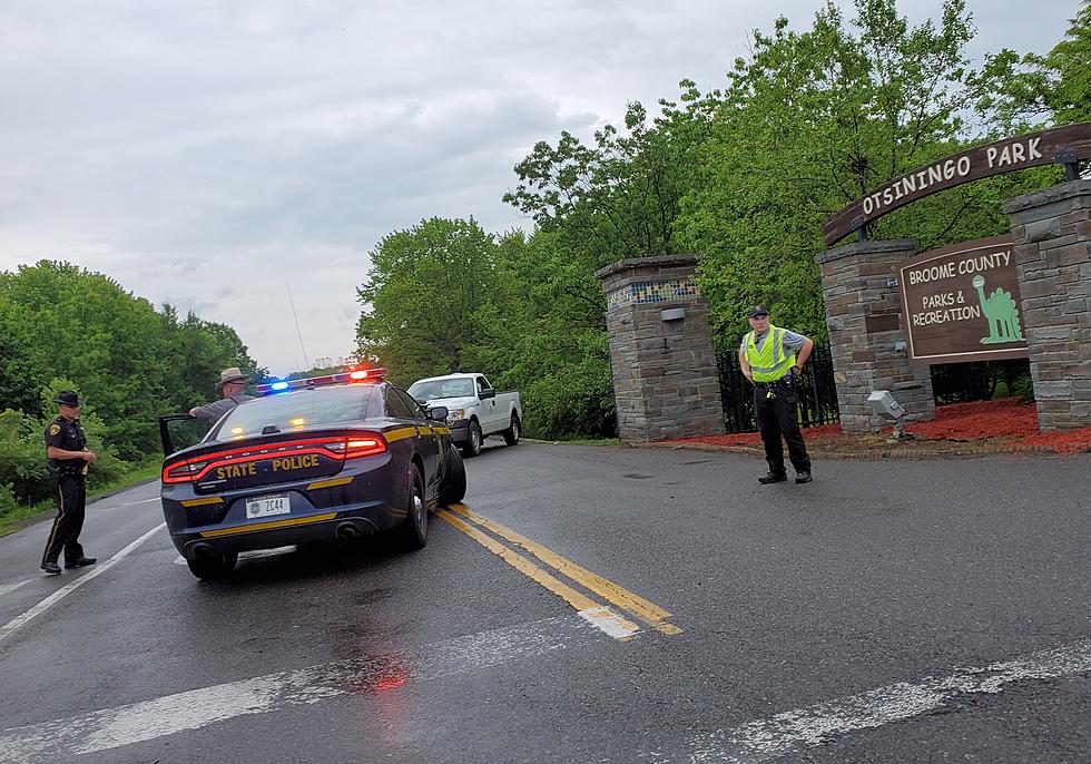 Police Converge on Otsiningo Park After Report of a Man with a Gun