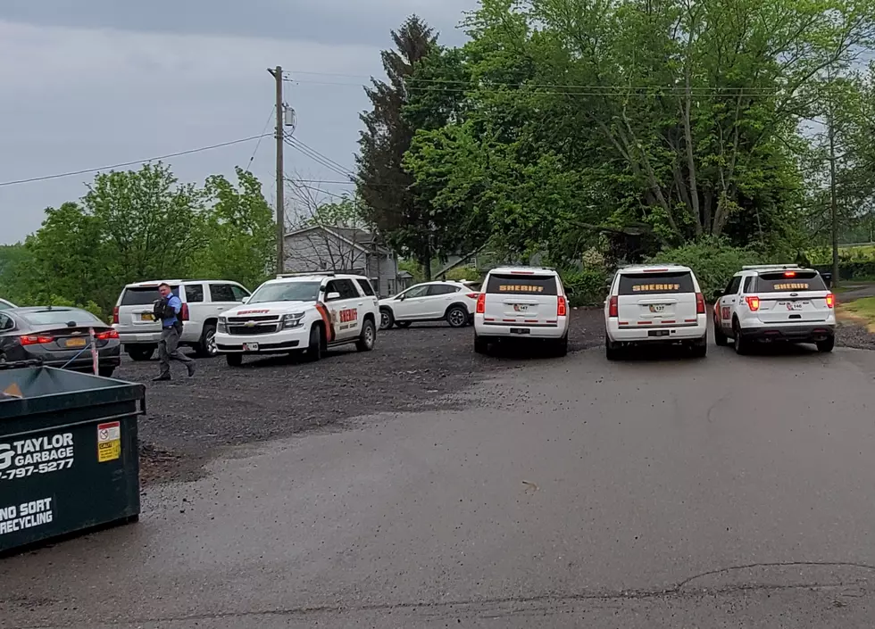Broome County sheriff's deputies at the entrance to Otsiningo Park North on June 2, 2021. (Photo: Bob Joseph/WNBF News)