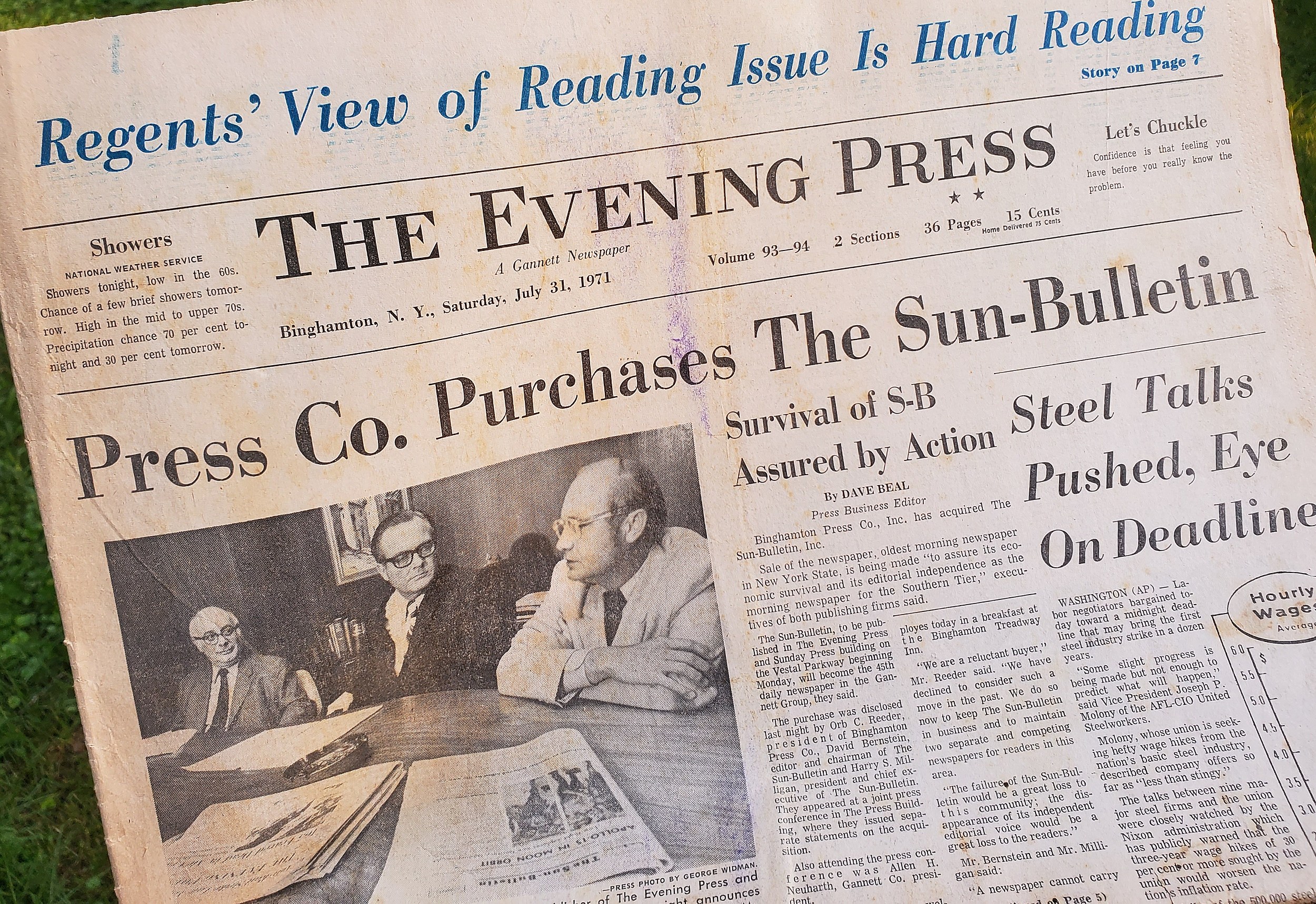 50 Years Ago: Gannett Acquires "The Sun-Bulletin" in Binghamton
