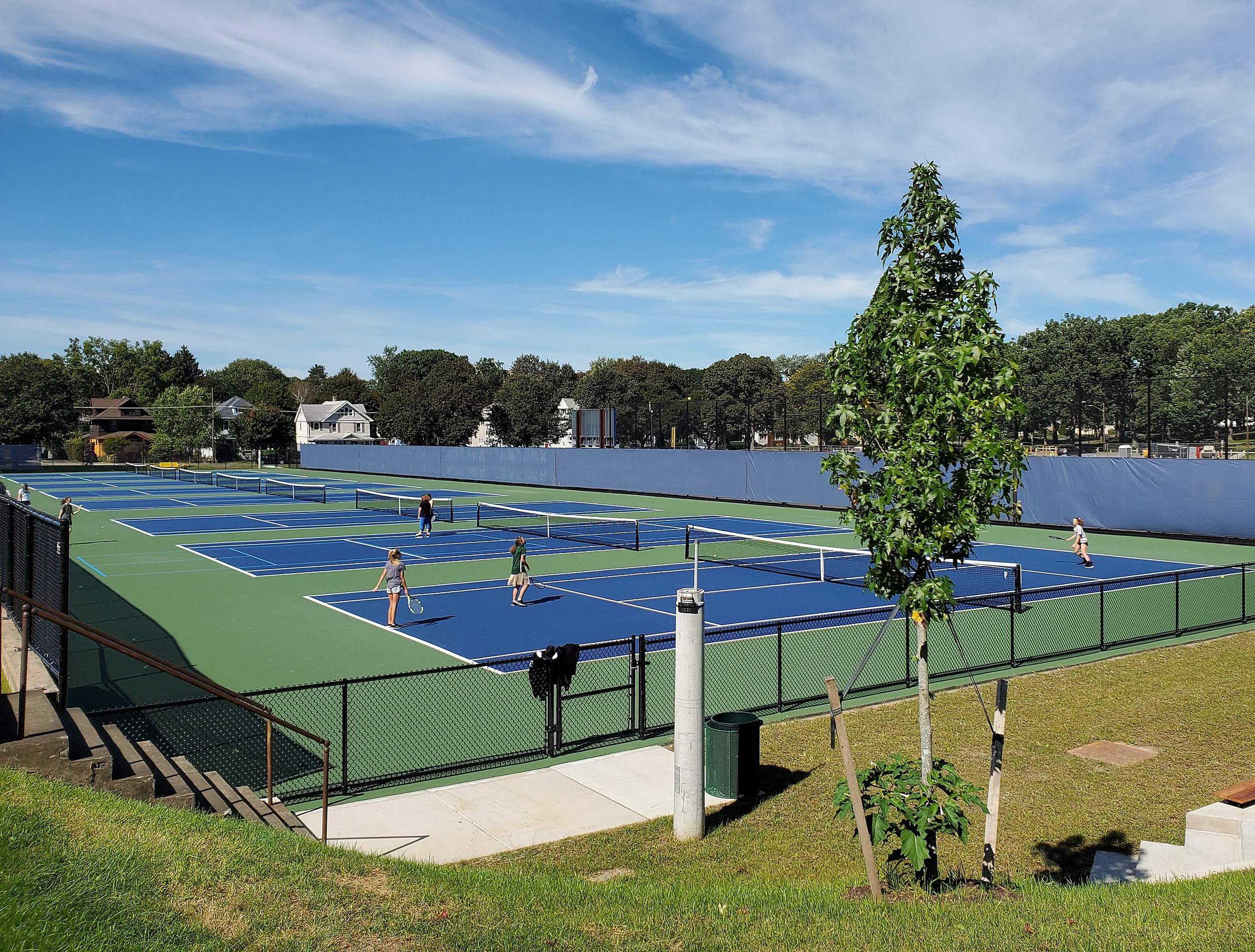 Drainage Problems Must Be Fixed at New Rec Park Tennis Courts