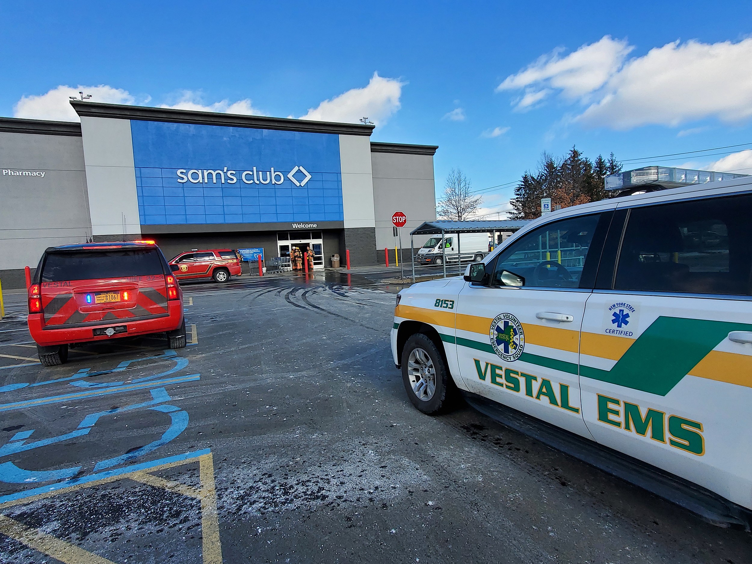 Three Sent to Hospitals After Vestal Sam's Club Gas Line Break