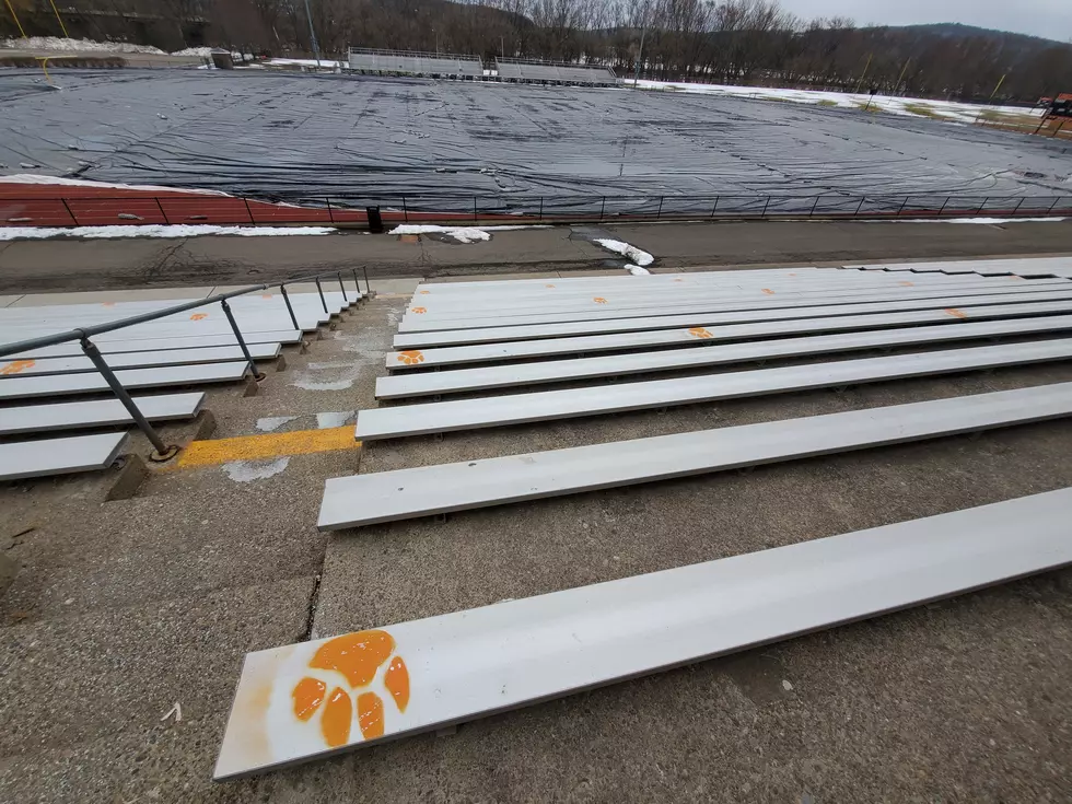 A view of the field from the stands at Ty Cobb Stadium at Union-Endicott High School. (Photo: Bob Joseph/WNBF News)