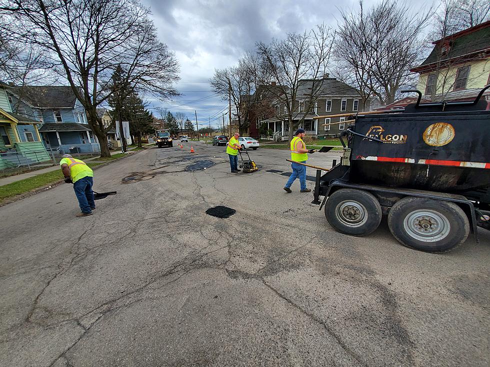 Binghamton Motorists Facing Massive Pothole Bumper Crop