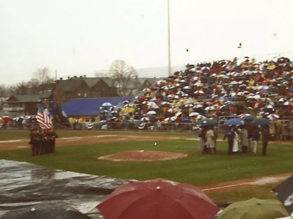 The opening ceremonies for Binghamton Municipal Stadium were held on April 16, 1992. Photo: Tom Picciano