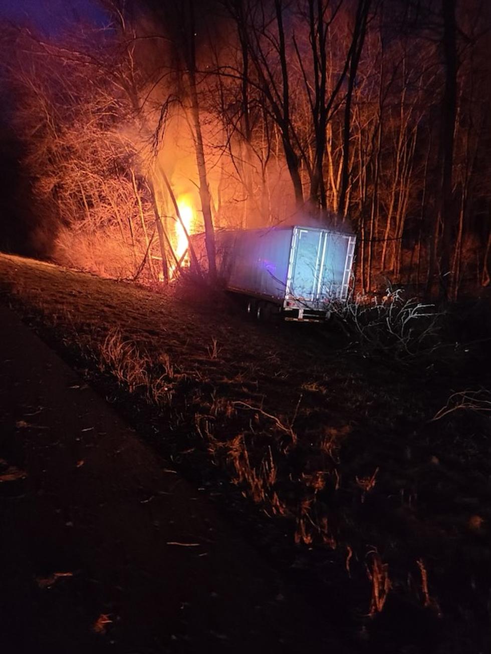 Fiery Crash on I81 Leaves Driver Dead