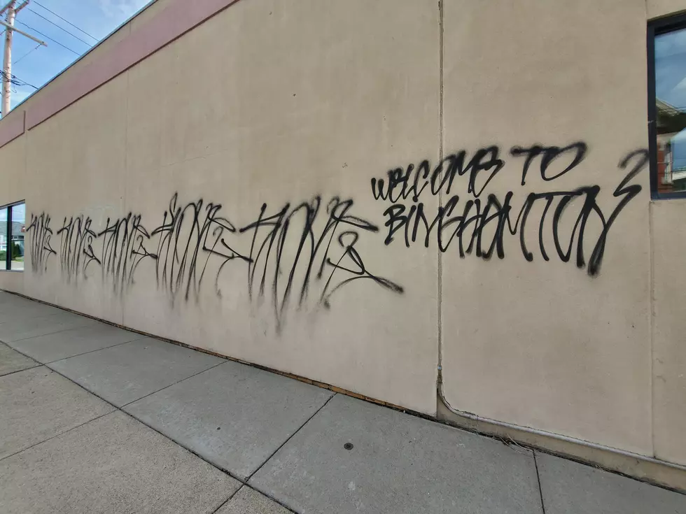 Main Street Businesses Defaced in Binghamton Graffiti Spree