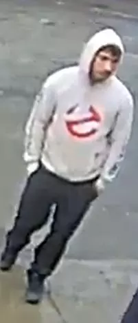 Guy in Ghostbuster Shirt Wanted for Bad Credit Buy
