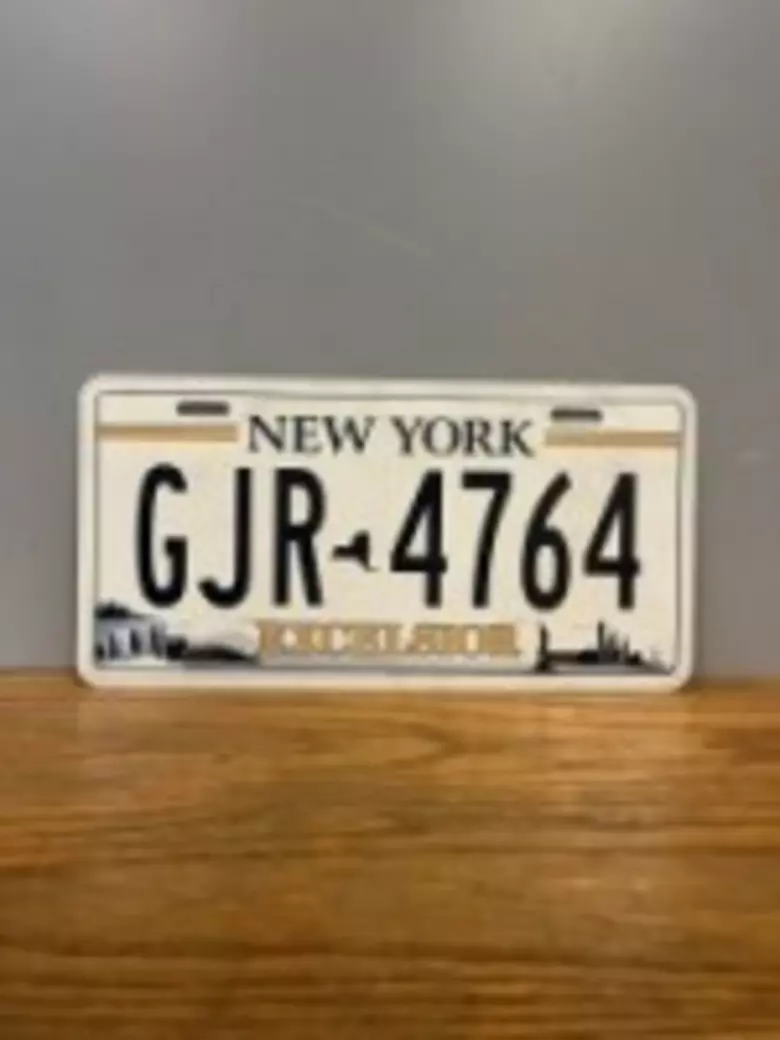 Fake New York License Plate Falls Flat