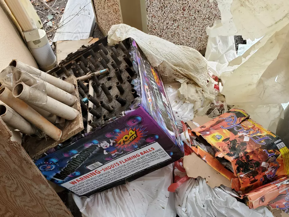Boxes of spent fireworks at the former Vestal Hills Country Club on July 27, 2022. (Photo: Bob Joseph/WNBF News)