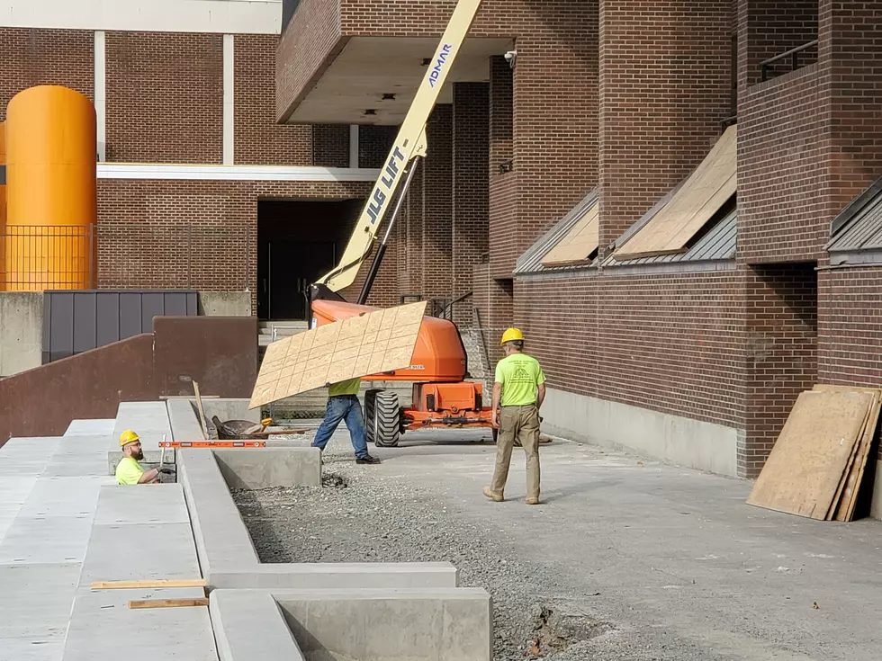 Construction work at Ty Cobb Stadium in Endicott on August 16, 2022. (Photo: Bob Joseph/WNBF News)