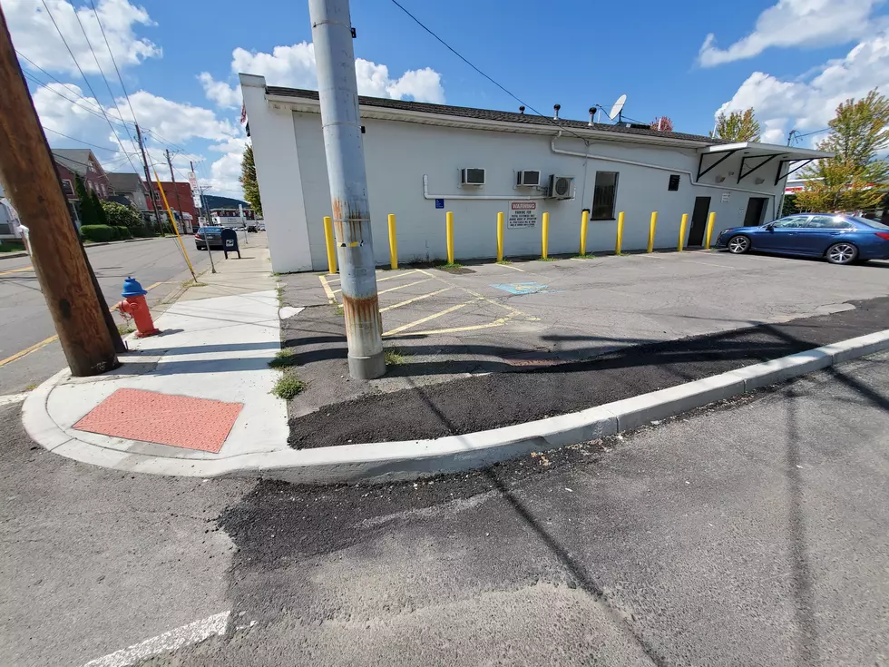 Binghamton Post Office Parking Spaces Blocked by New Curb