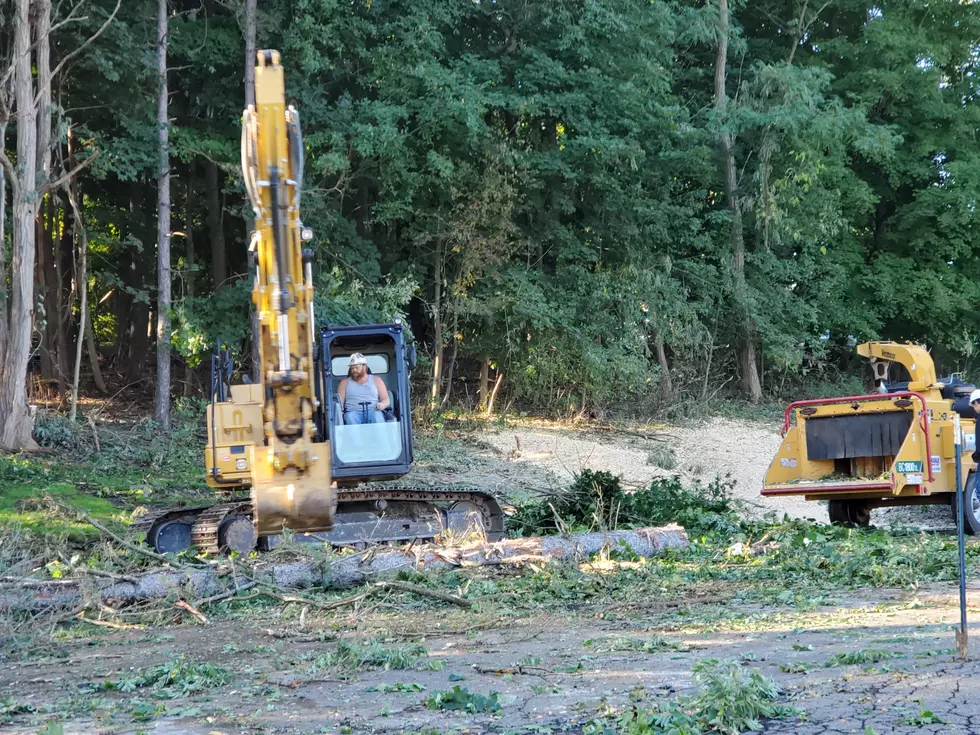 Workers at the site of a future Vestal Fire Department station on September 20, 2022. (Photo: Bob Joseph/WNBF News)