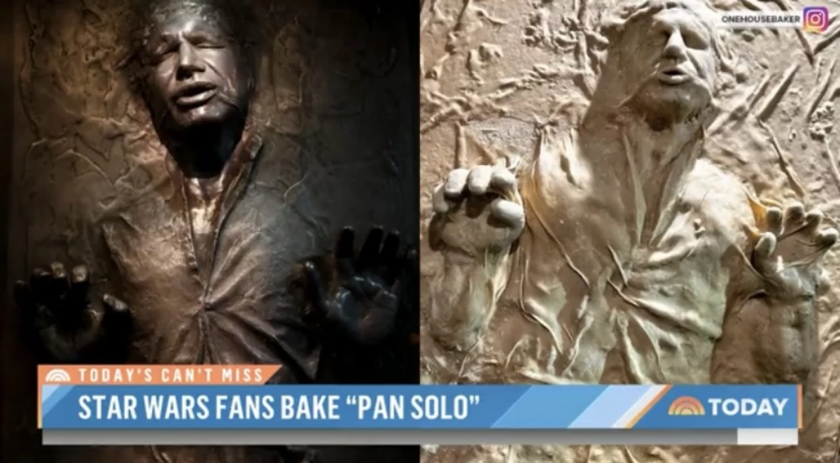 Baker Recreates Iconic "Star Wars" Scene with Bread