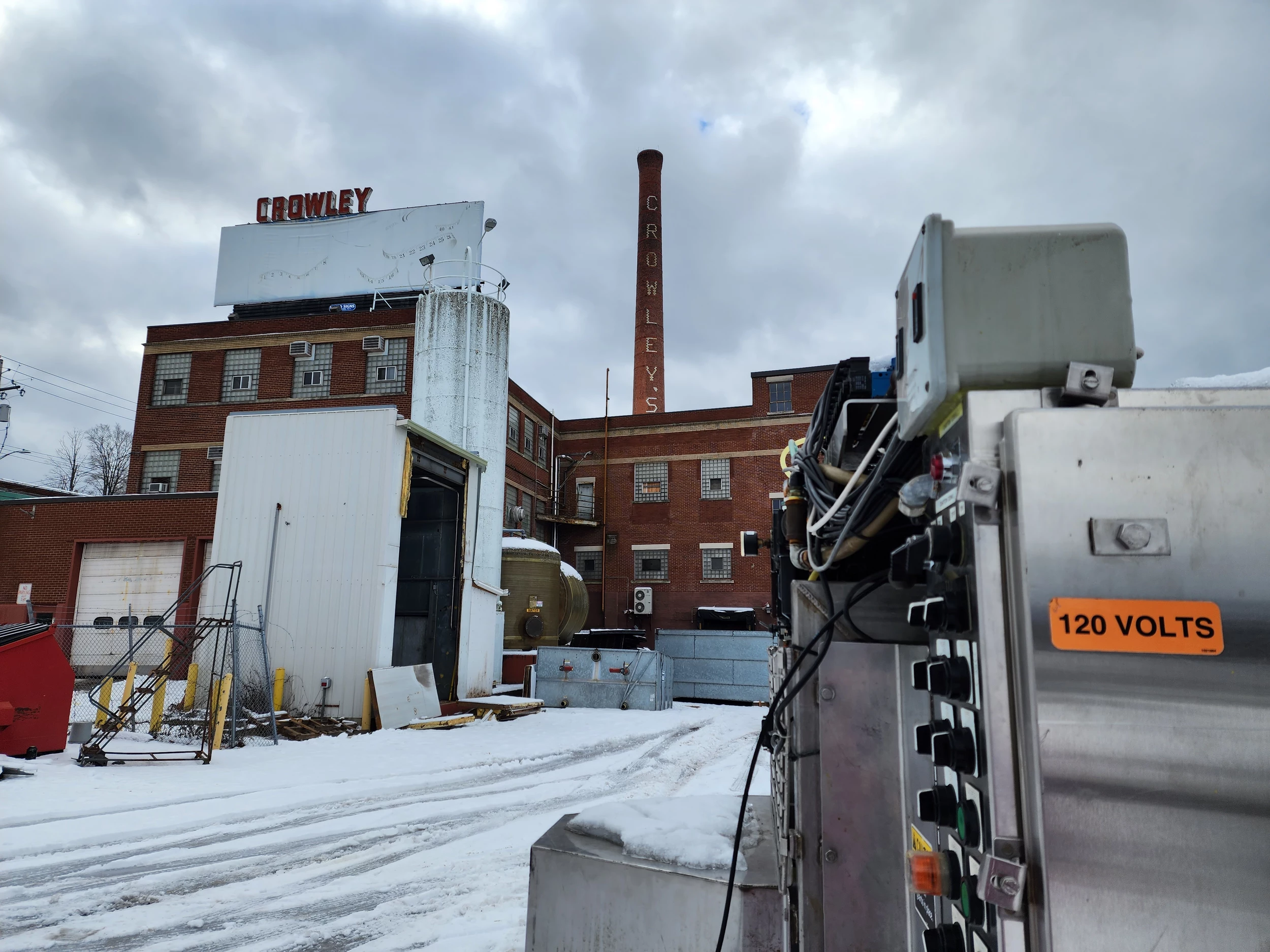 Equipment Removed From Former Binghamton Crowley Milk Plant