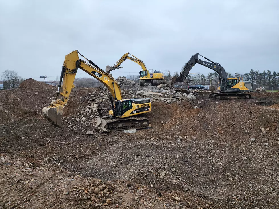Excavators in operation at the IBM Country Club site on January 13, 2023. (Photo: Bob Joseph/WNBF News)