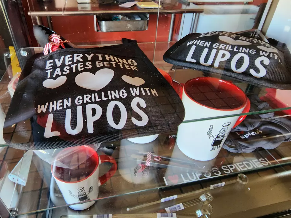Lupo's merchandise on display in the closed West State Street restaurant. (Photo: Bob Joseph/WNBF News)