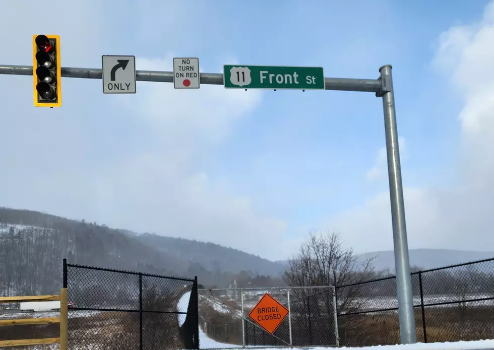 A view of the I-81 pedestrian walkway west of Otsiningo Park. Photo: Bob Joseph/WNBF News
