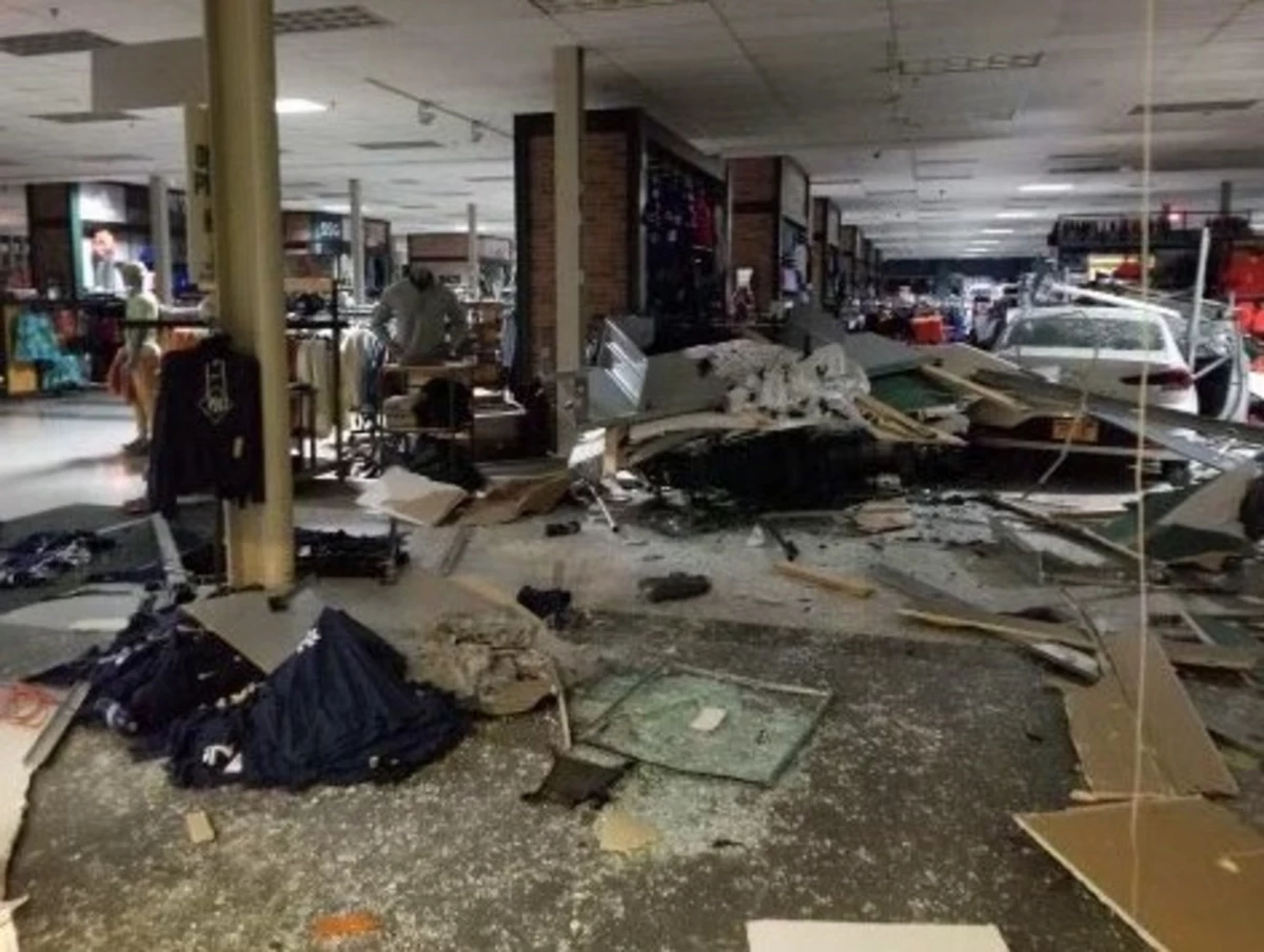 $100,000 Damage to Dick's Sporting Goods Store in Smash-and-Grab