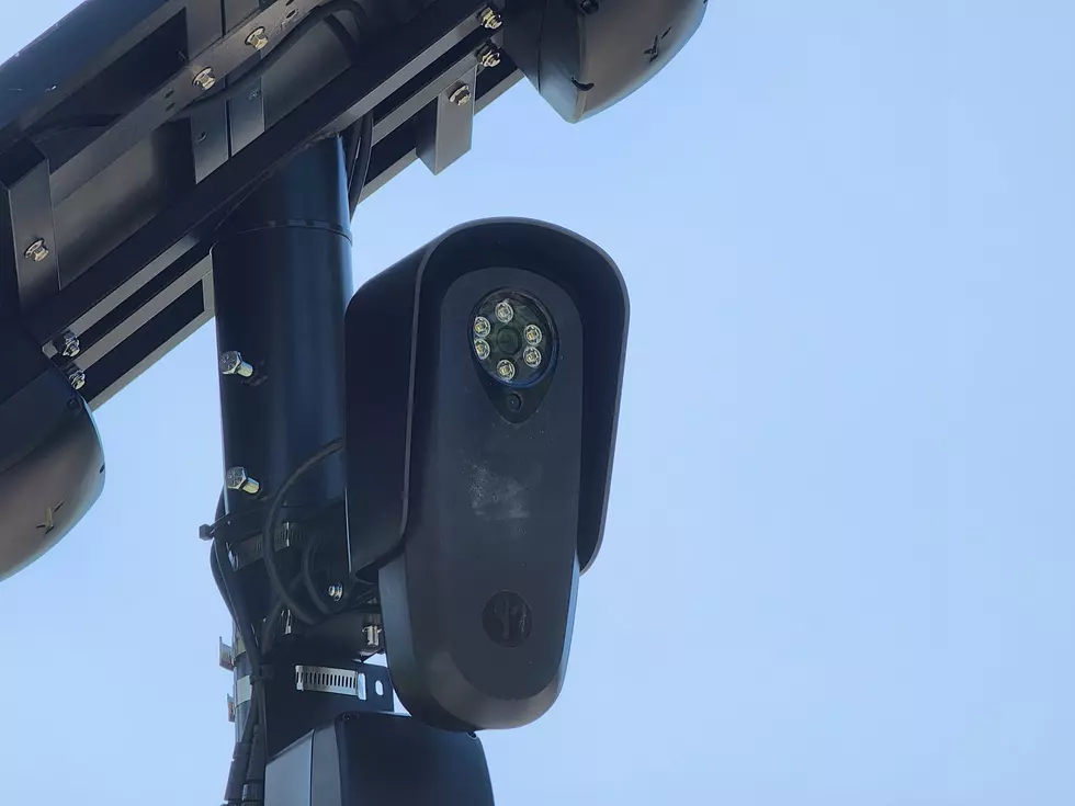 A newly-installed police surveillance device located in front of a Conklin Avenue home on Binghamton's South Side. (Photo: Bob Joseph/WNBF News)