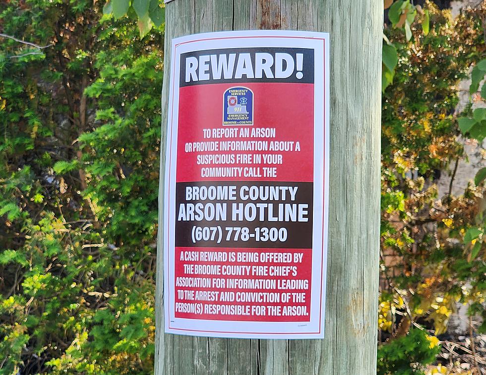 Endicott Fire Investigation: Arson Reward Posters Placed at Scene