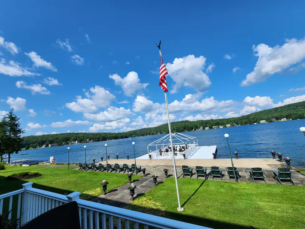 A view of Oquaga Lake from the Chestnut Inn's porch. (Photo: Bob Joseph/WNBF News)