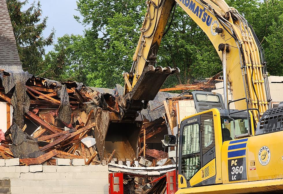 Demolition Crews Take Down Historic Vestal Church