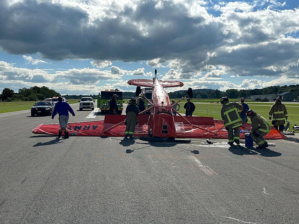 Small Aircraft Flips Upside-Down At Cortland County Airport