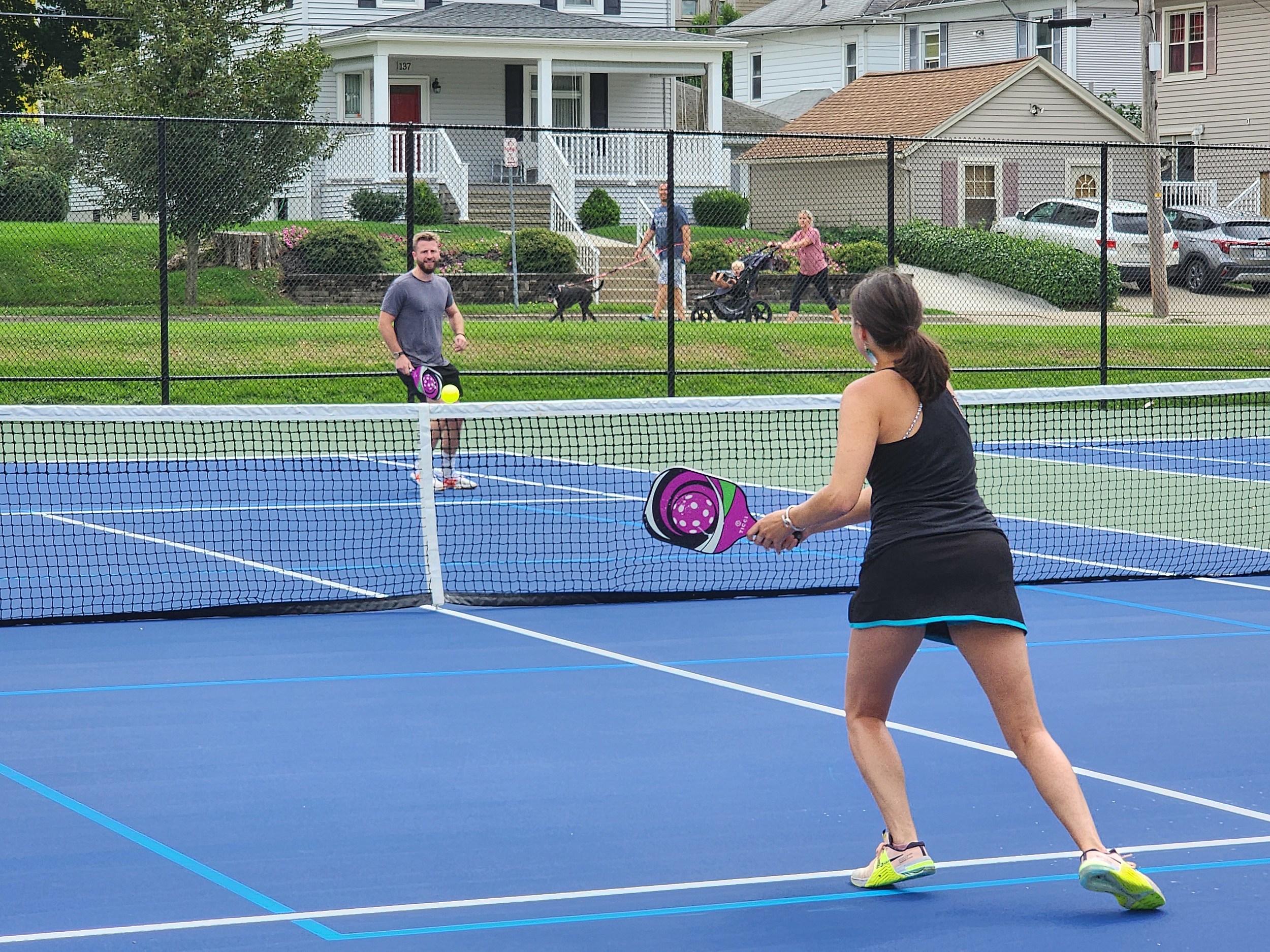 Finally! They're Playing Tennis and Pickleball at Recreation Park