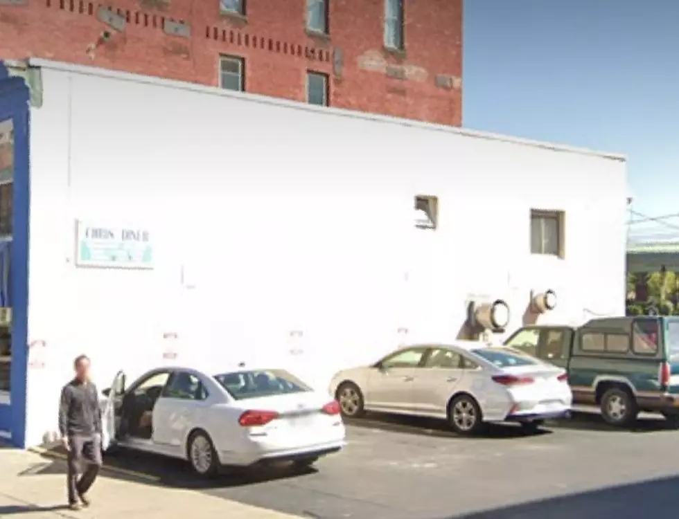 FLASHBACK: The side of Chris Diner before the painting of a Greek-themed mural. Image: Google