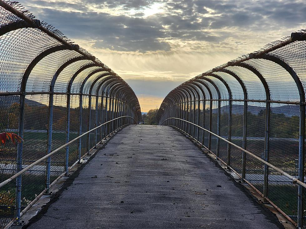 Work Starts to Take Down I-81 Pedestrian Bridge Near Binghamton