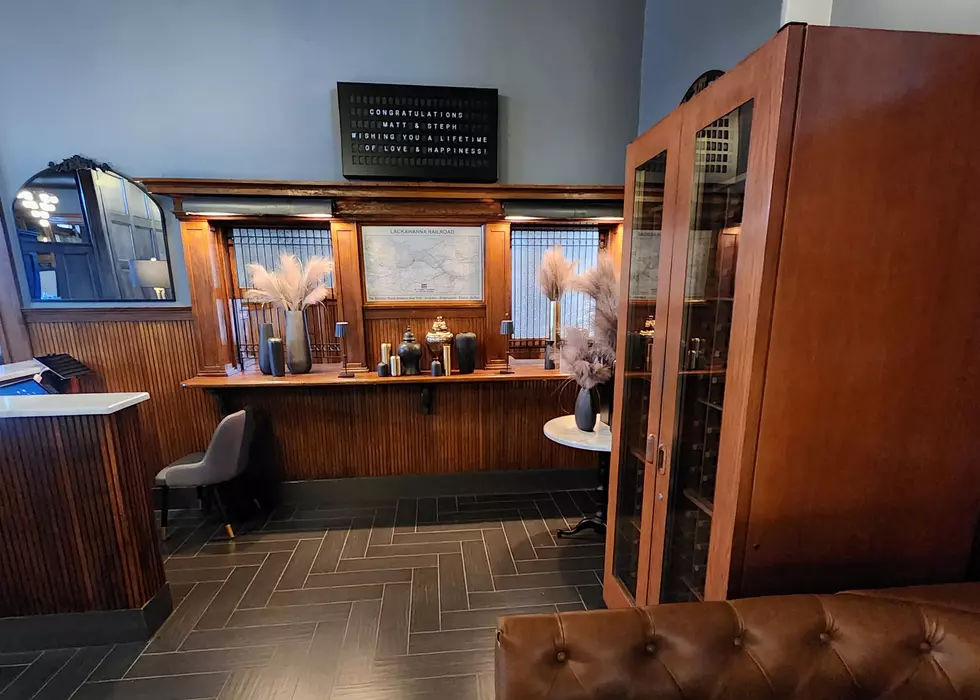 A view of what had been a ticketing area of the historic Lackawanna Train Station. Photo: Bob Joseph/WNBF News
