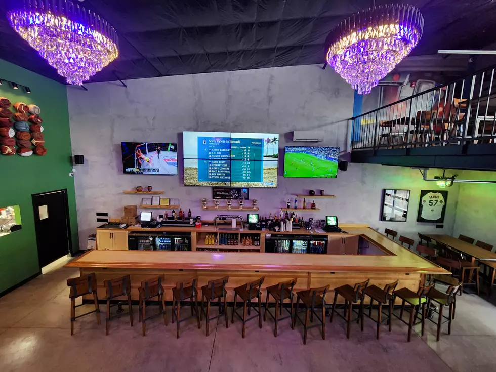 A view of Stadium 138's bar and large TV screens. (Photo: Bob Joseph/WNBF News)