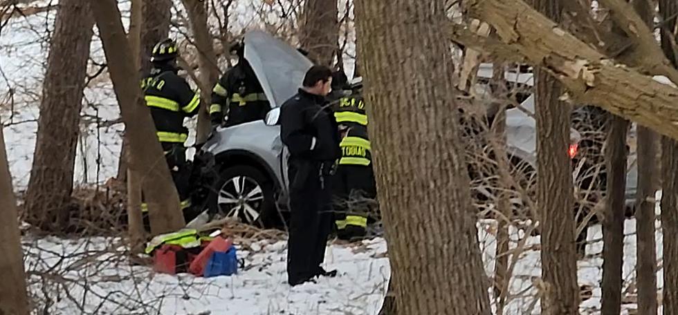 JC Woman Hurt When SUV Becomes Airborne, Crashes Into Trees